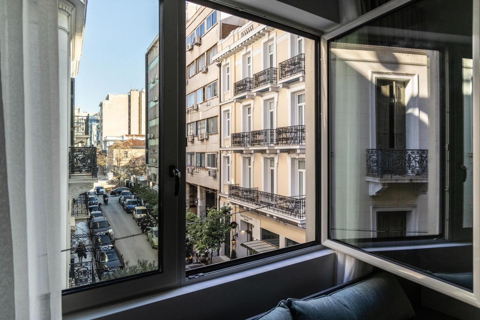 Celestial Athens Suites At Praxitelous Esterno foto