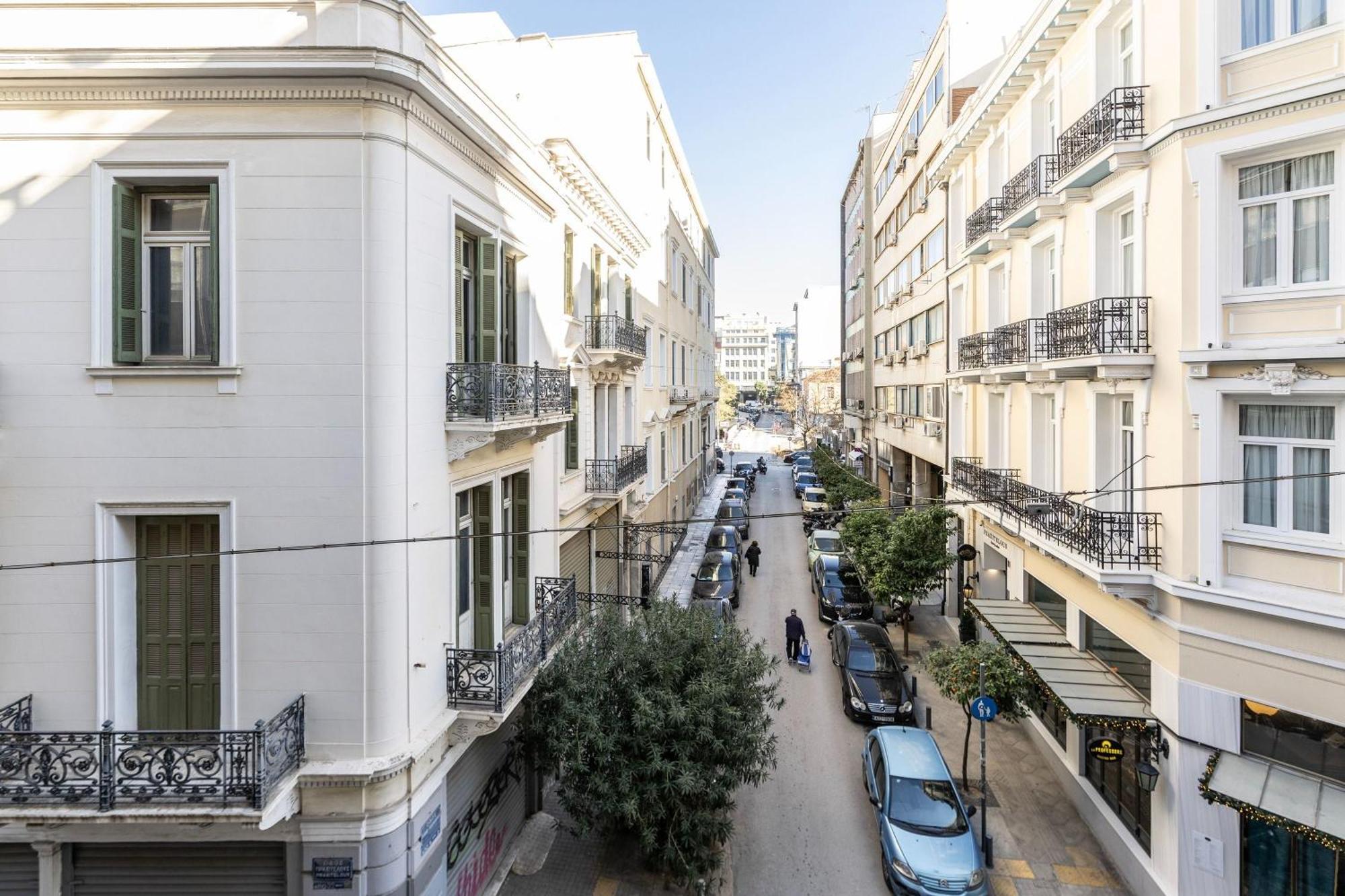 Celestial Athens Suites At Praxitelous Esterno foto